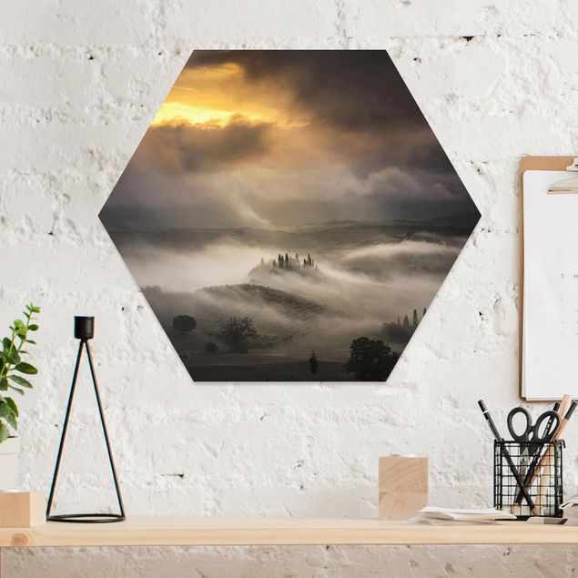 Prints landscape Fog Waves