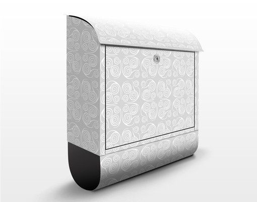 Grey post box Modern Ornament Grey