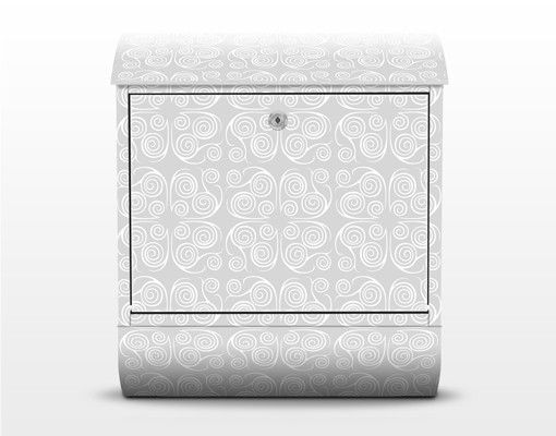 Letterboxes Modern Ornament Grey