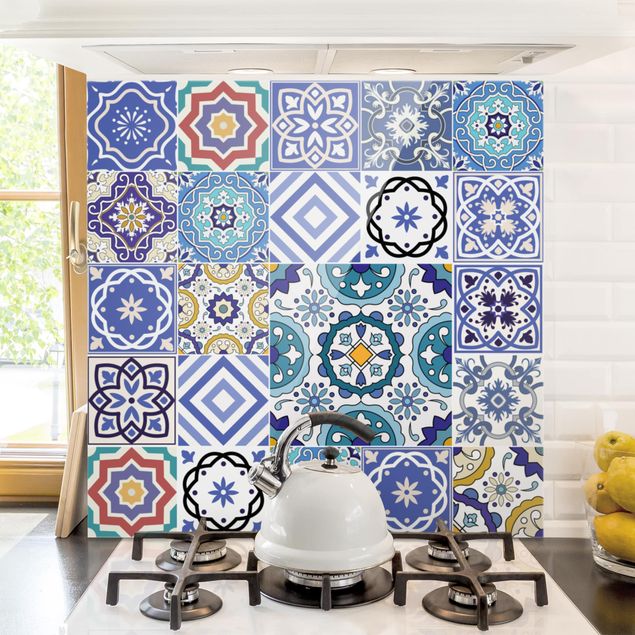 Kitchen Mirror Tiles - Elaborate Portuguese Tiles