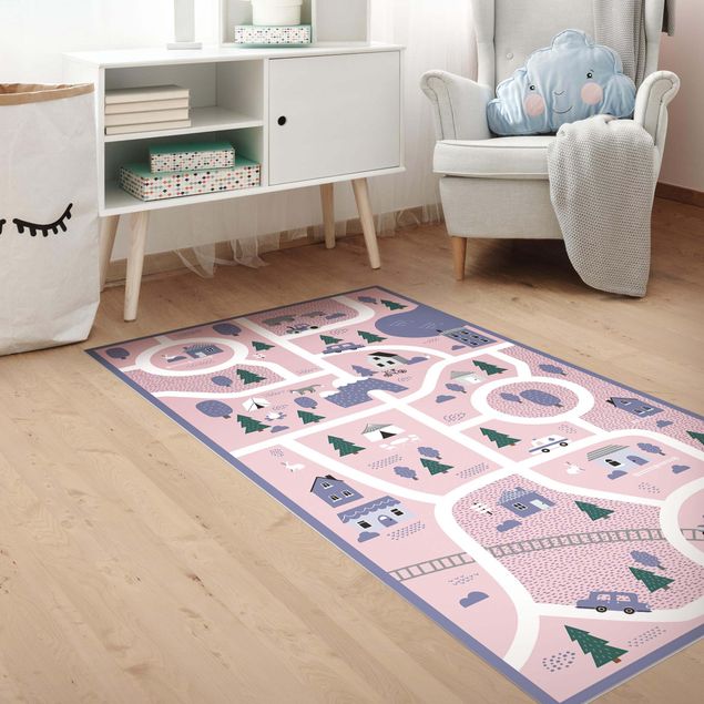 Nursery decoration Playoom Mat Village - Off To The Countryside