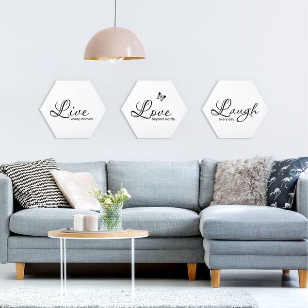 Quote wall art Live Laugh Love