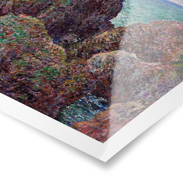 Beach prints Claude Monet - Group of Rocks at Port-Goulphar