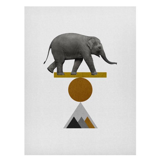 Prints elefant Art Of Balance Elephant