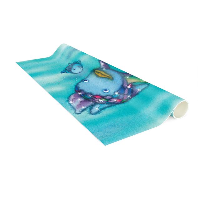 Modern rugs The Rainbow Fish - Two Fish Friends Out And About