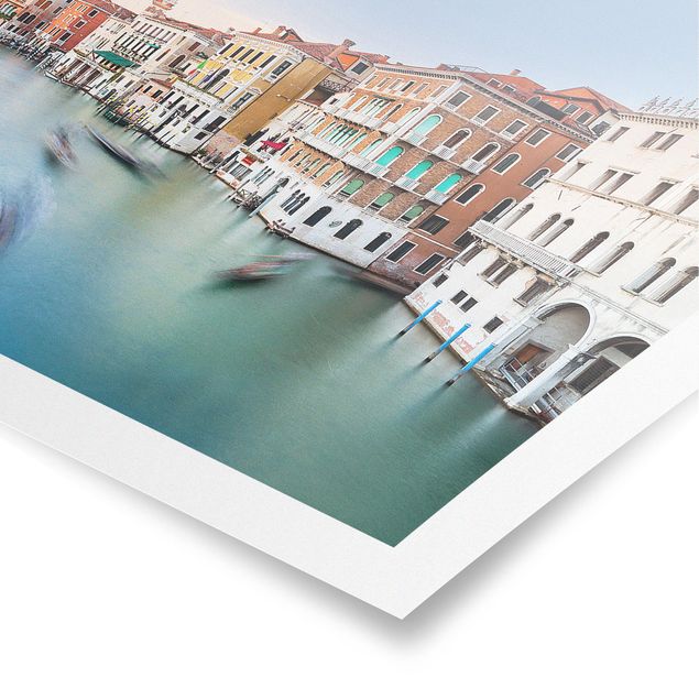 Posters architecture Grand Canal View From The Rialto Bridge Venice