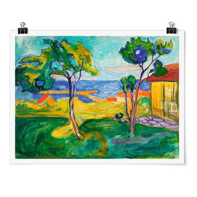 Art styles Edvard Munch - The Garden In Åsgårdstrand