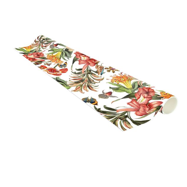 contemporary rugs Tropical Flowers