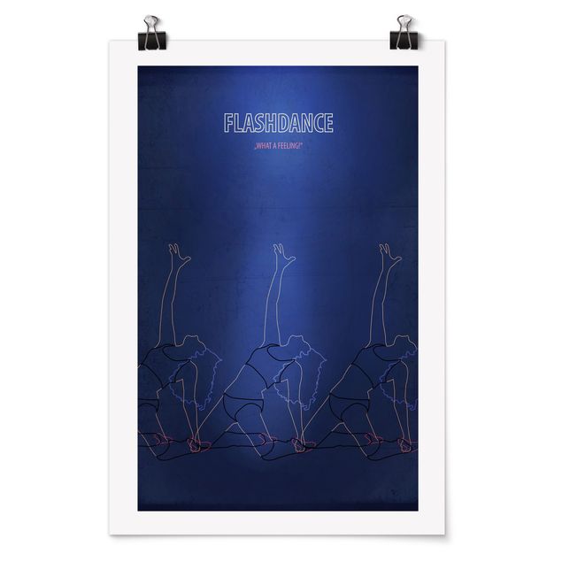 Prints modern Film Poster Flashdance