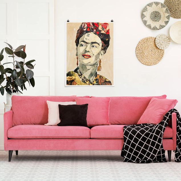 Art posters Frida Kahlo - Collage No.2