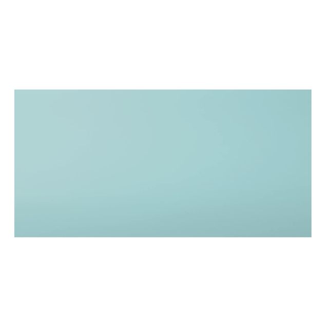 Glass Splashback - Pastel Turquoise - Landscape 1:2