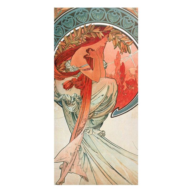 Art nouveau prints Alfons Mucha - Four Arts - Poetry