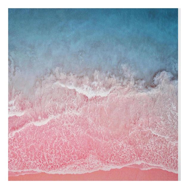 Landscape canvas prints Ocean In Pink