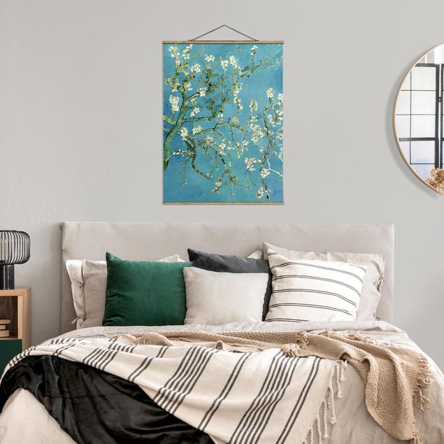 Pointillism art Vincent Van Gogh - Almond Blossoms