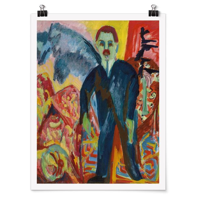 Art posters Ernst Ludwig Kirchner - The Hospital Attendant
