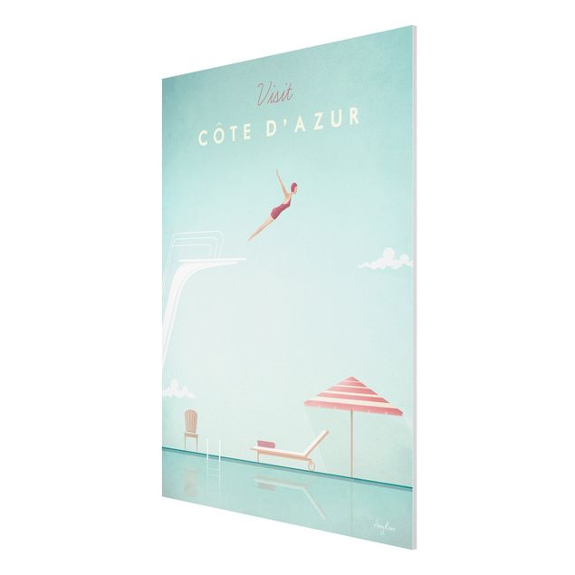 Beach wall art Travel Poster - Côte D'Azur