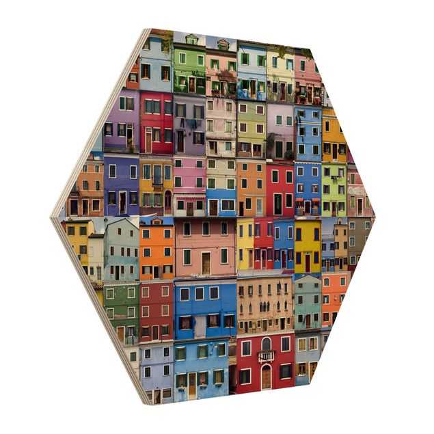 Wooden hexagon - Venetian Homes