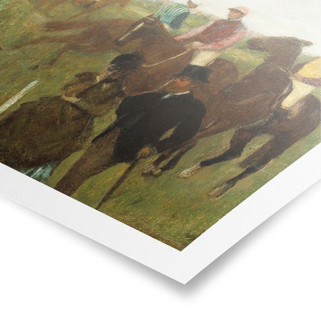 Canvas art Edgar Degas - Jockeys On Race Track