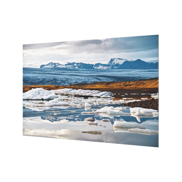 Splashback - Glacier Lagoon - Landscape format 3:2