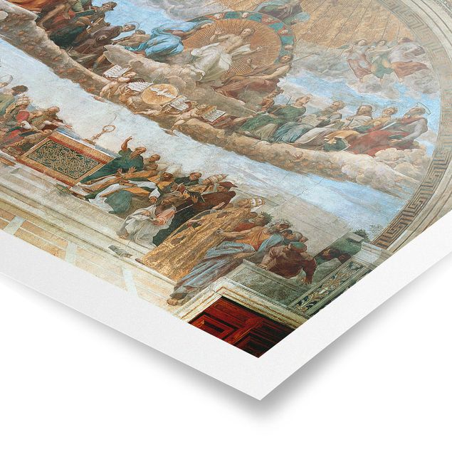 Art posters Raffael - Disputation Of The Holy Sacrament