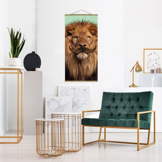 Art posters Lion With Beard