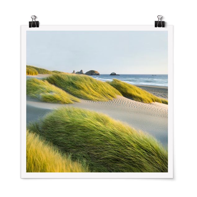 Beach wall art Dunes And Grasses At The Sea
