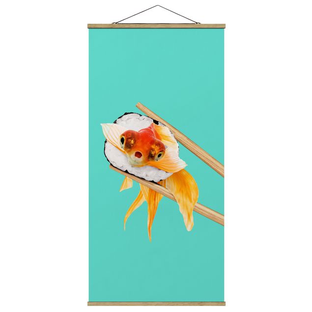 Prints animals Sushi With Goldfish