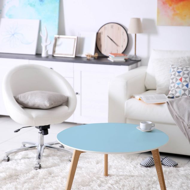 Adhesive films for furniture frosted Pastel Blue