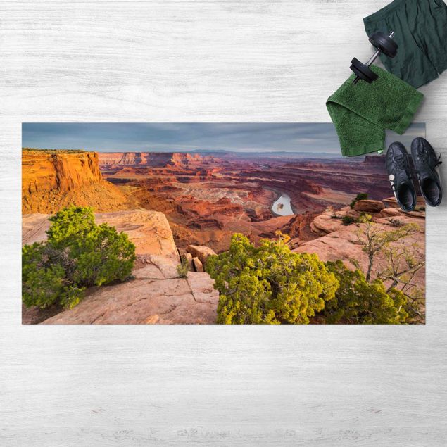 outdoor patio rugs Dead Horse Point Canyonlands National Park USA