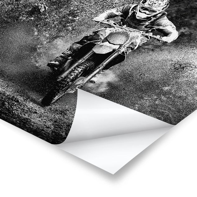 Prints Motocross In The Mud