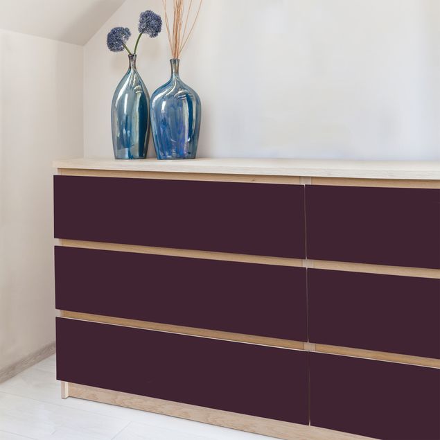 Adhesive films for furniture cabinet Aubergine