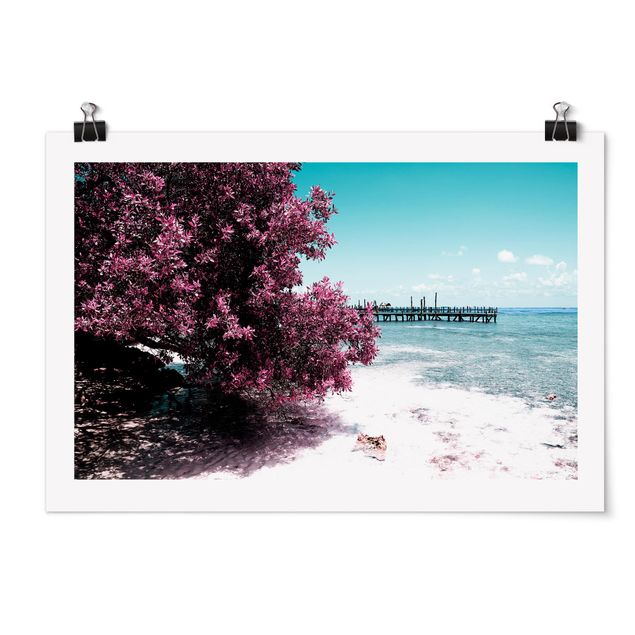 Tree print Paradise Beach Isla Mujeres