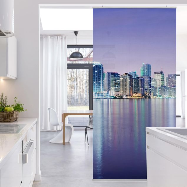 Room divider - Purple Miami Beach