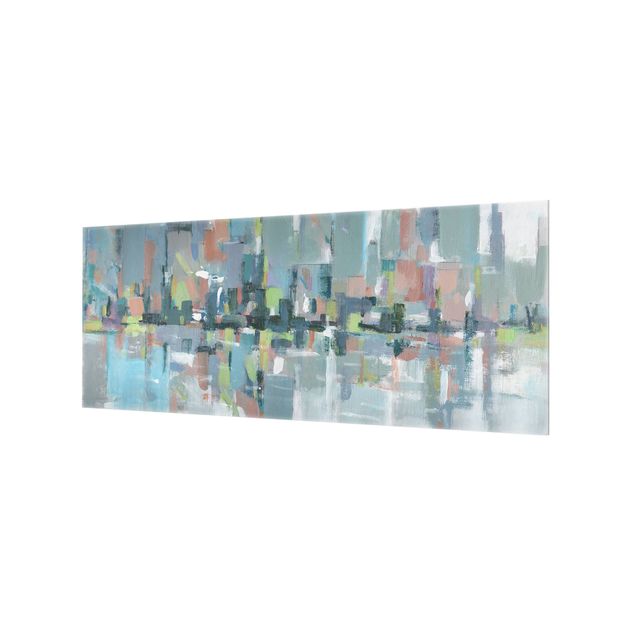 Glass Splashback - Metro City I - Panoramic