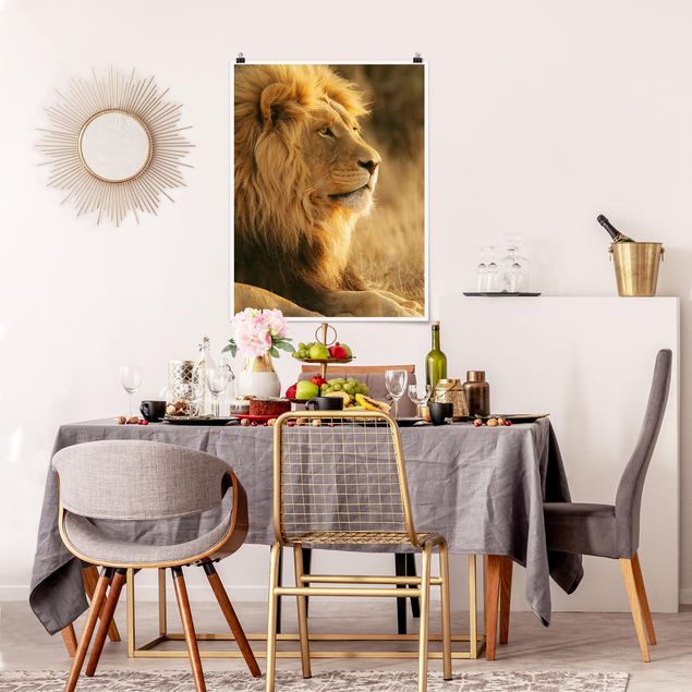 Animal wall art King Lion