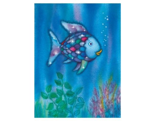 Window stickers animals The Rainbow Fish - Alone In The Vast Ocean