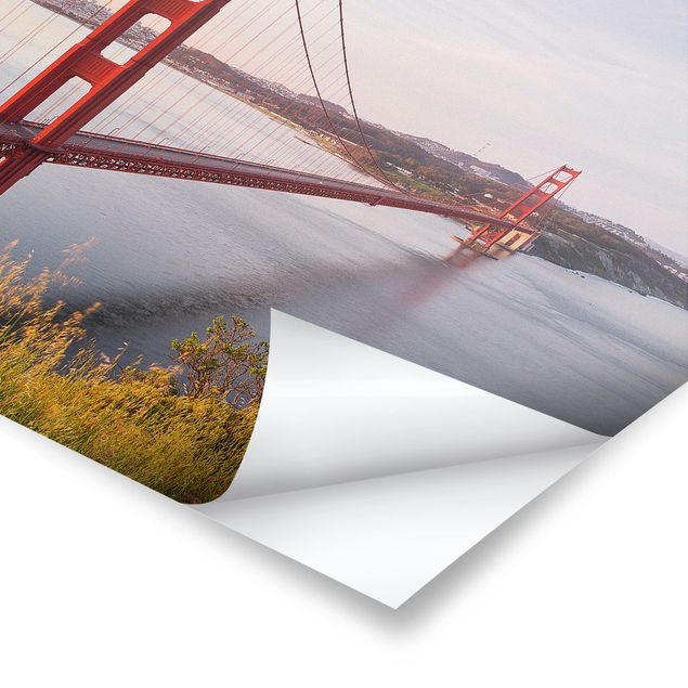 Poster print Golden Gate Bridge In San Francisco