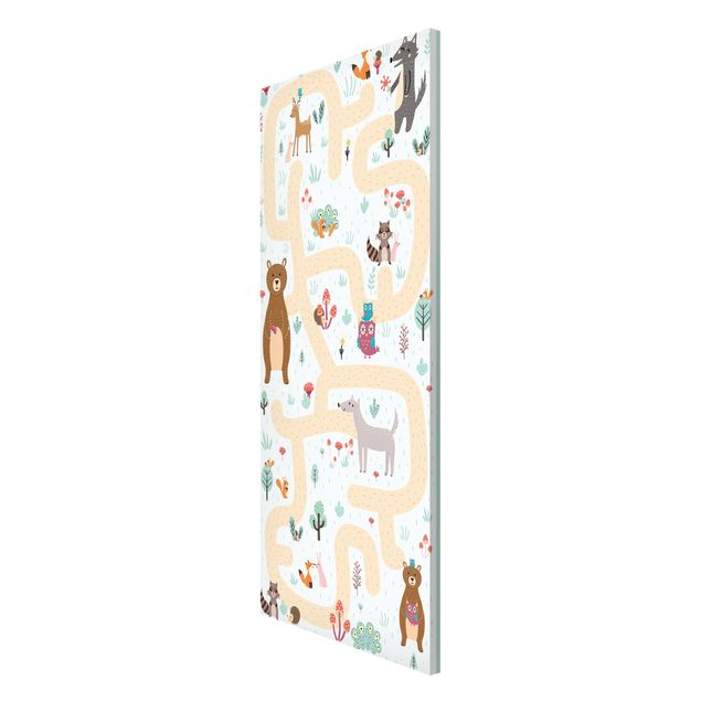 Prints animals Playoom Mat Forest Animals - Friends On A Forest Path