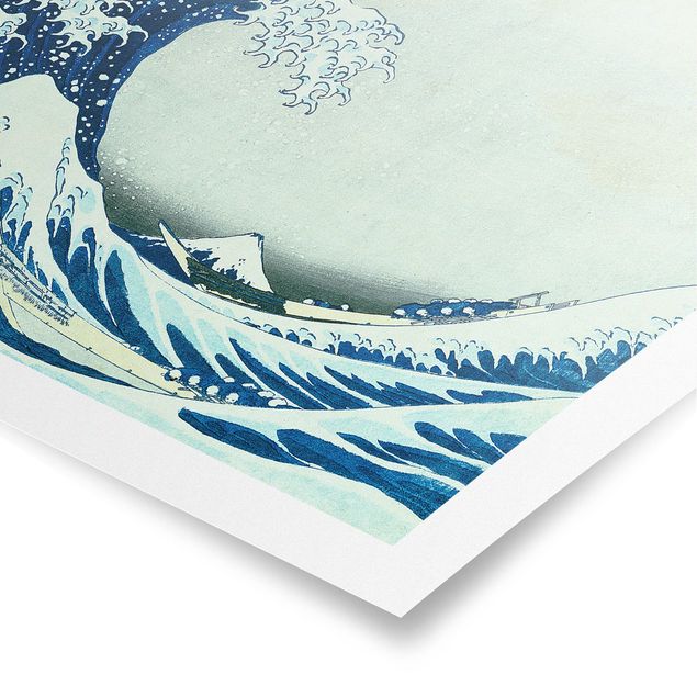 Sea print Katsushika Hokusai - The Great Wave At Kanagawa
