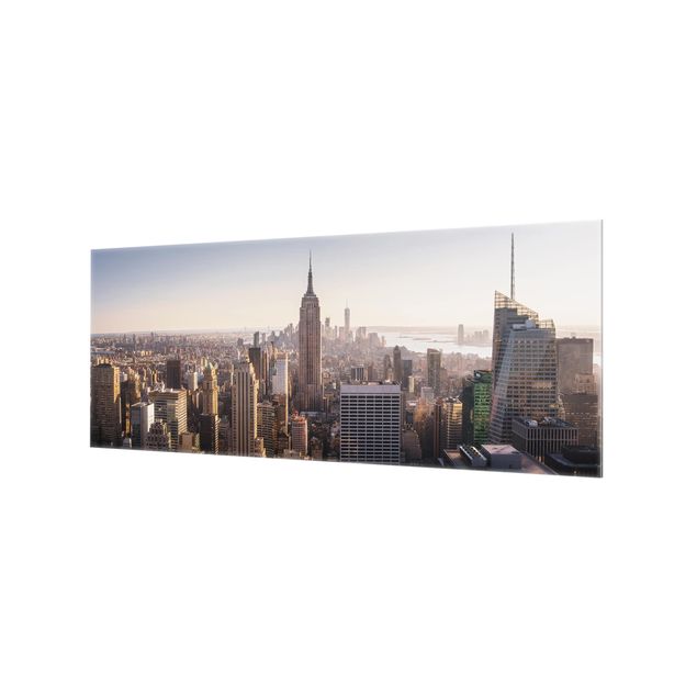 Glass Splashback - View From The Top Of The Rock - Panoramic