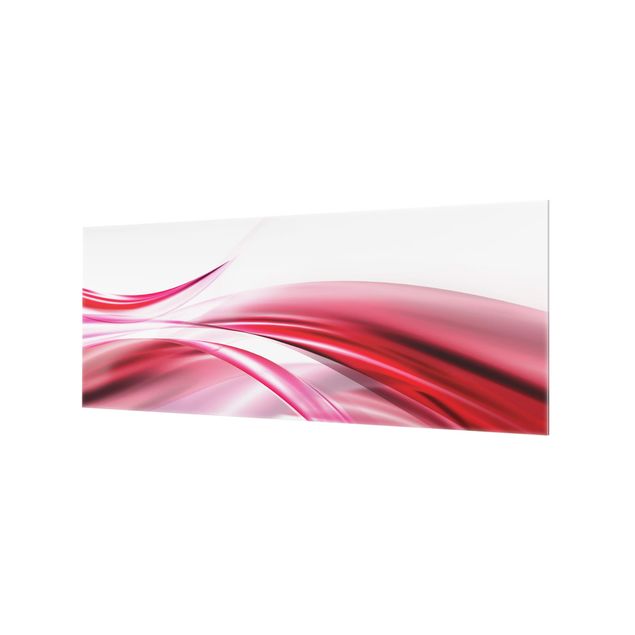 Glass Splashback - Pink Dust - Panoramic