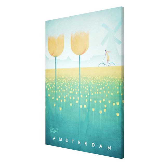 Art prints Travel Poster - Amsterdam