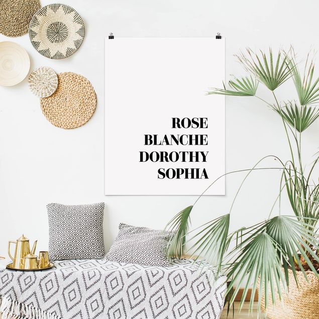 Prints quotes Favorite Shows - Golden Girls