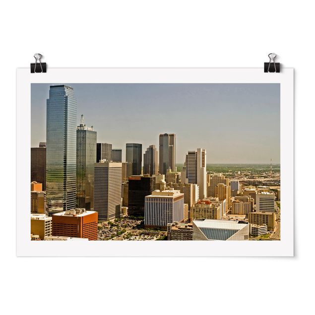 Posters architecture and skylines Impressive Dallas