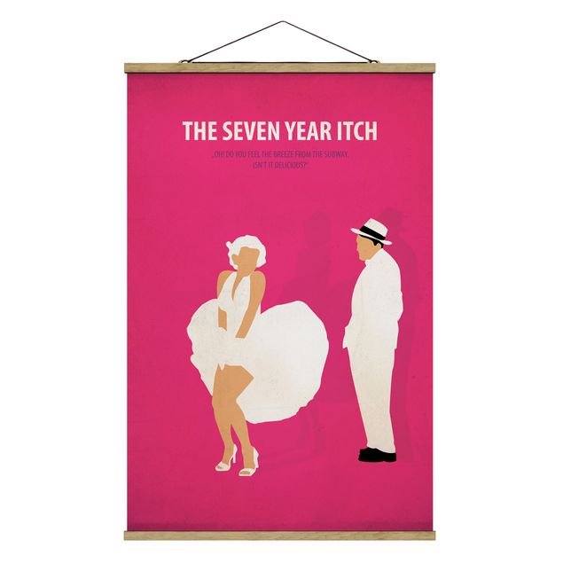 Prints portrait Film Poster The Seven Year Itch
