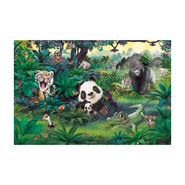 Jungle rugs Animal Club International - Jungle With Animals