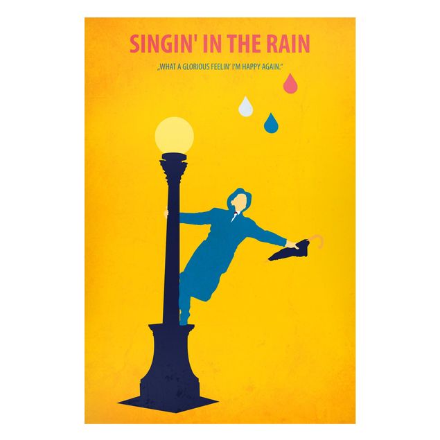 Canvas art Film Poster Singing In The Rain