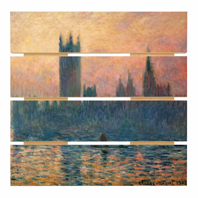 Claude Monet paintings Claude Monet - London Sunset