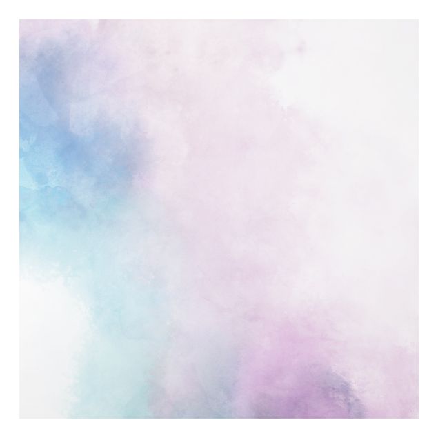 Splashback - Watercolour Symbiosis Blue Purple - Square 1:1