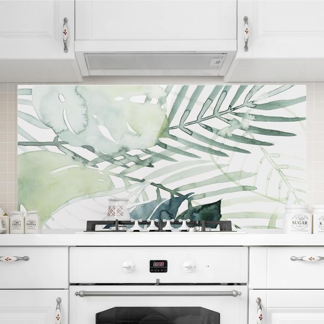 Kitchen Palm Fronds In Water Color I